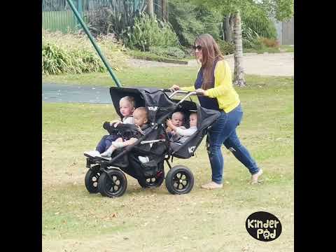 Multi Seat Stroller For Four (With double toddler seat)