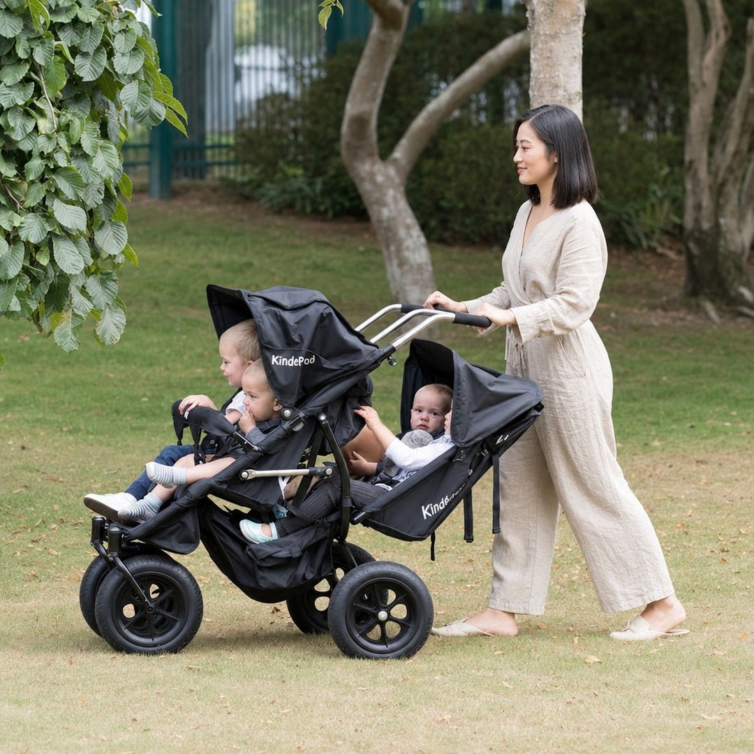 Multi Seat Stroller For Four (2 Children and 2 Babies) – KinderPod