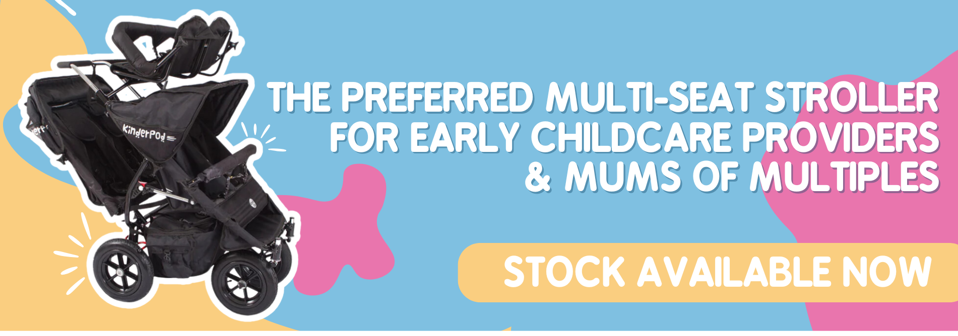 Kinderpod Multi-Seat Baby Stroller | Buggies & Prams | Kinderpod ...